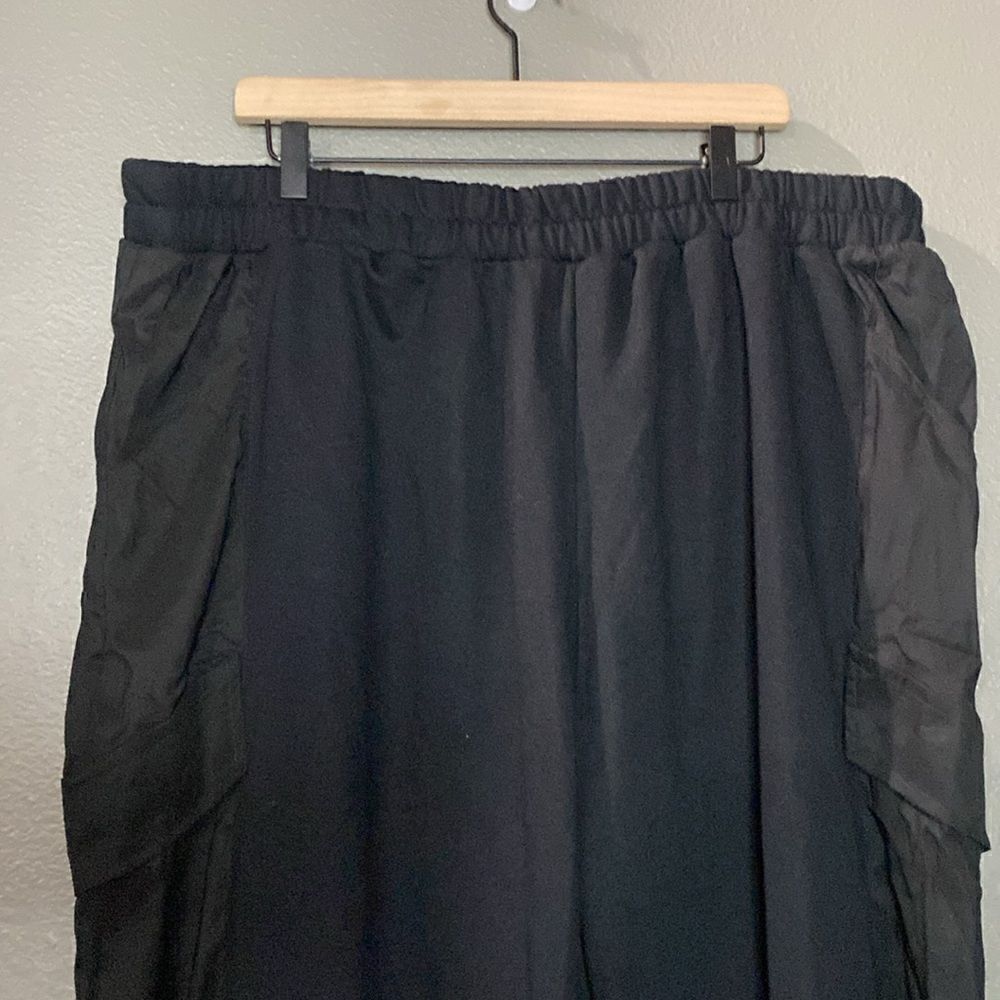 fashion nova black cargo sweat jogger pants plus new - Picture 4 of 12